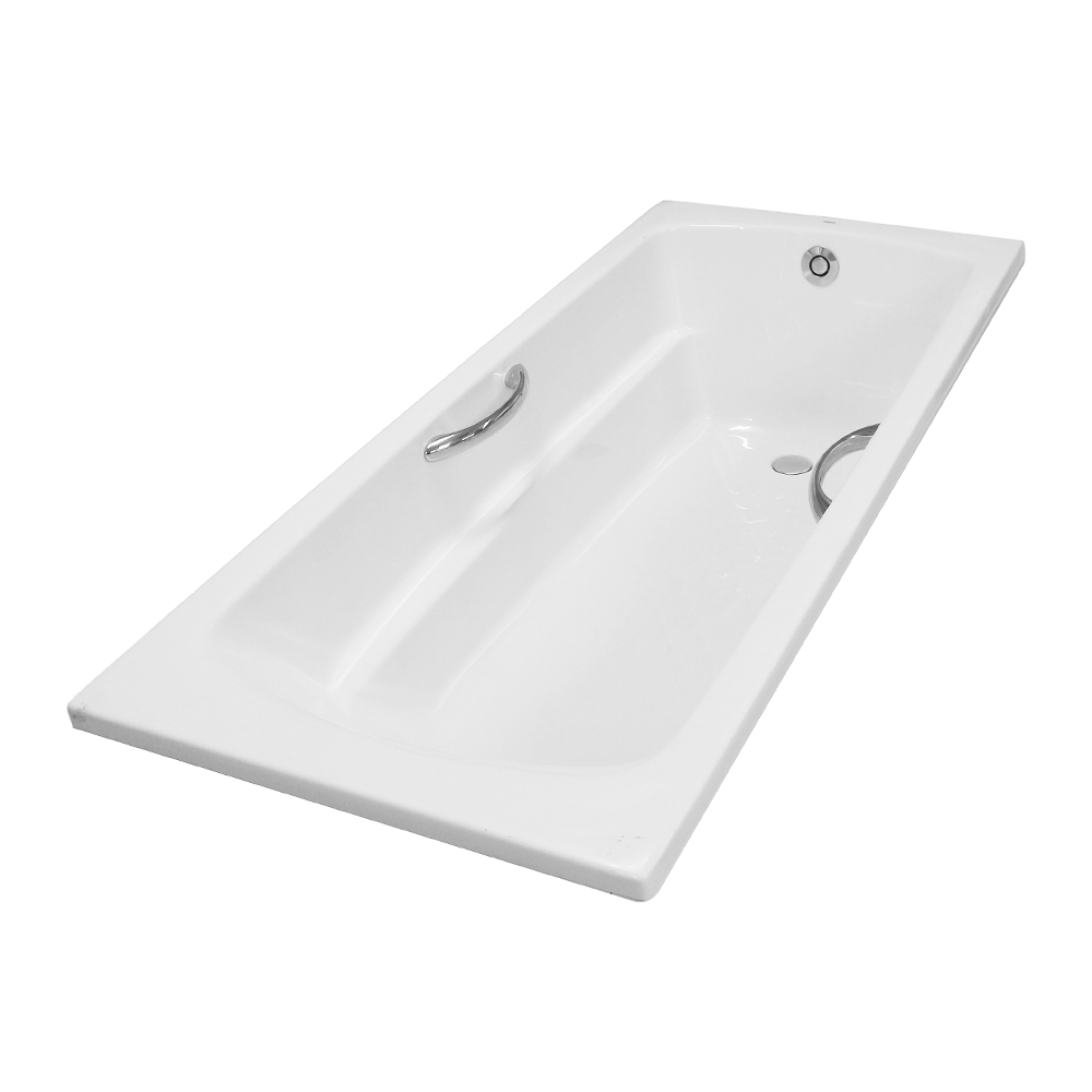 Bồn tắm TOTO PAY1730HV#W TVBF411 nhựa 1m7 tay vịn gồm bộ xả thải - 2
