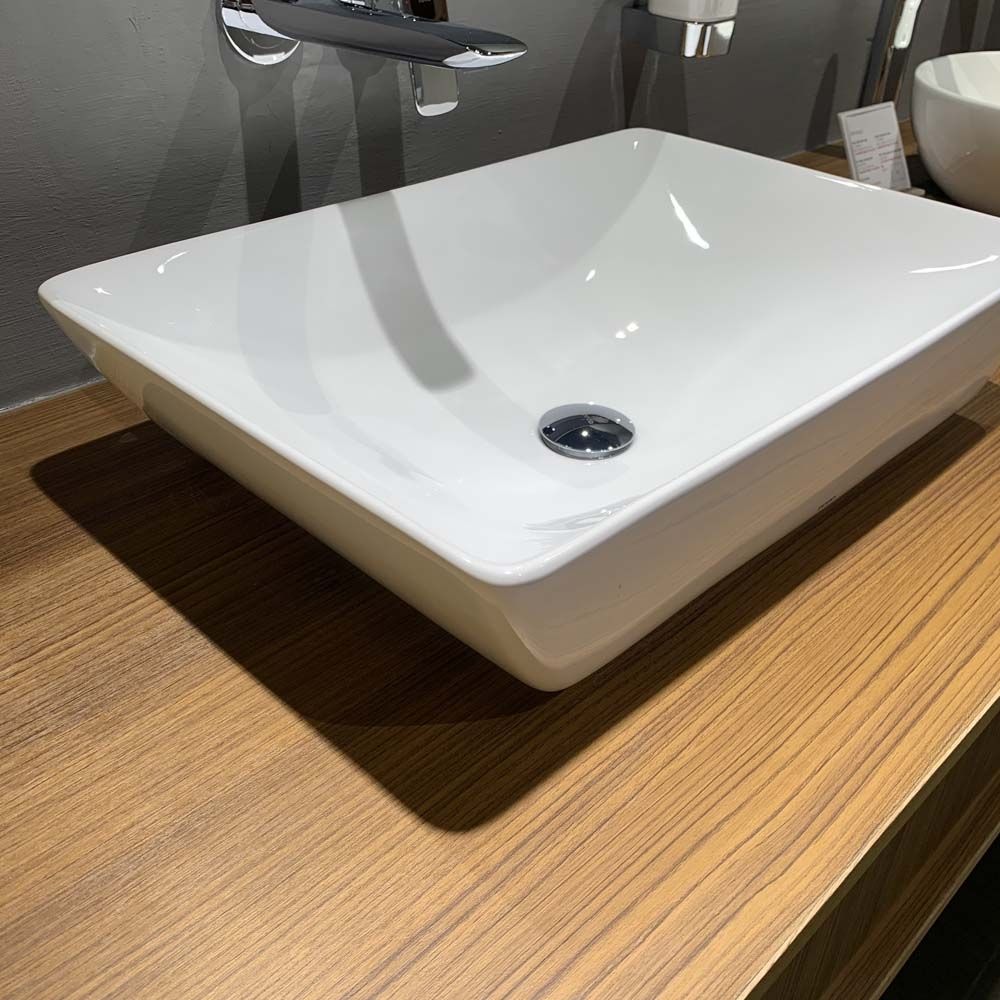 Chậu rửa lavabo đặt bàn TOTO LT1735#XW (LT1735XW) màu trắng bóng - 7