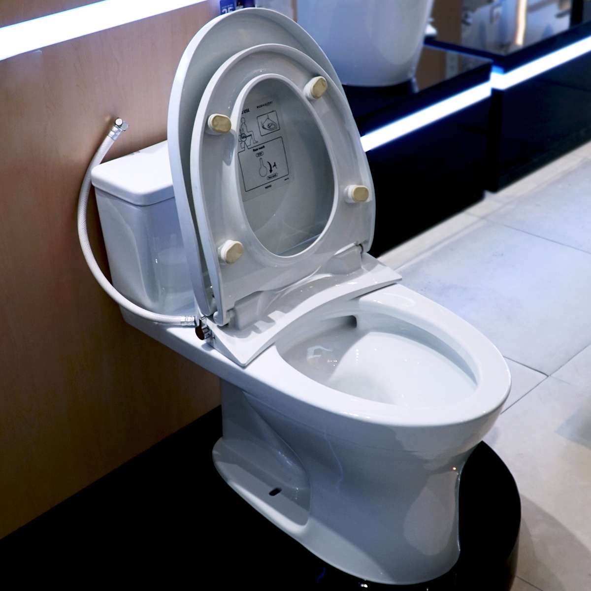 Bồn cầu TOTO MS855DE2 1 khối nắp rửa cơ TCW07S - 11