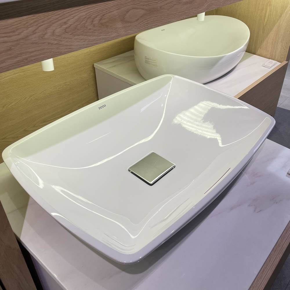Chậu lavabo đặt bàn Galalato TOTO PJS02WE#GW (PJS02WEGW) trắng bóng - 7