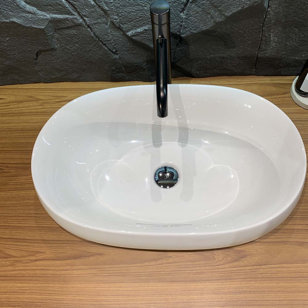 Chậu lavabo đặt bàn Galalato TOTO PJS05WE#GW (PJS05WEGW) trắng bóng - 6