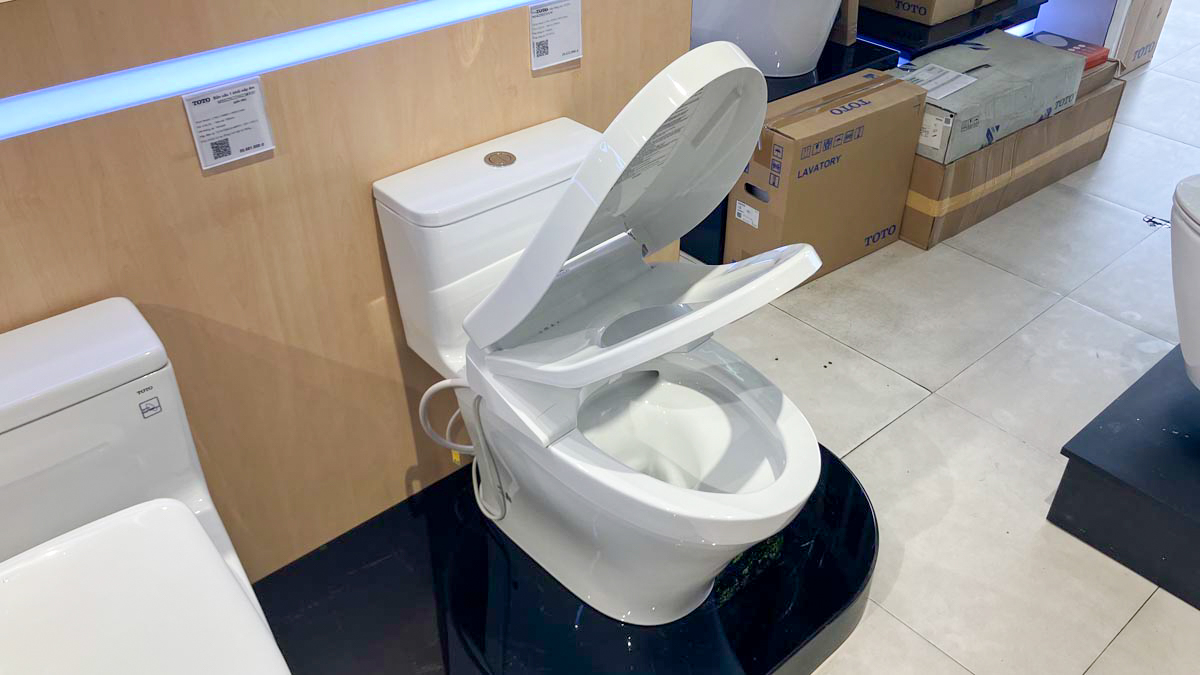 Bồn cầu TOTO MS857DW25 1 khối nắp điện tử Washlet S5 TCF34461GAA - 12