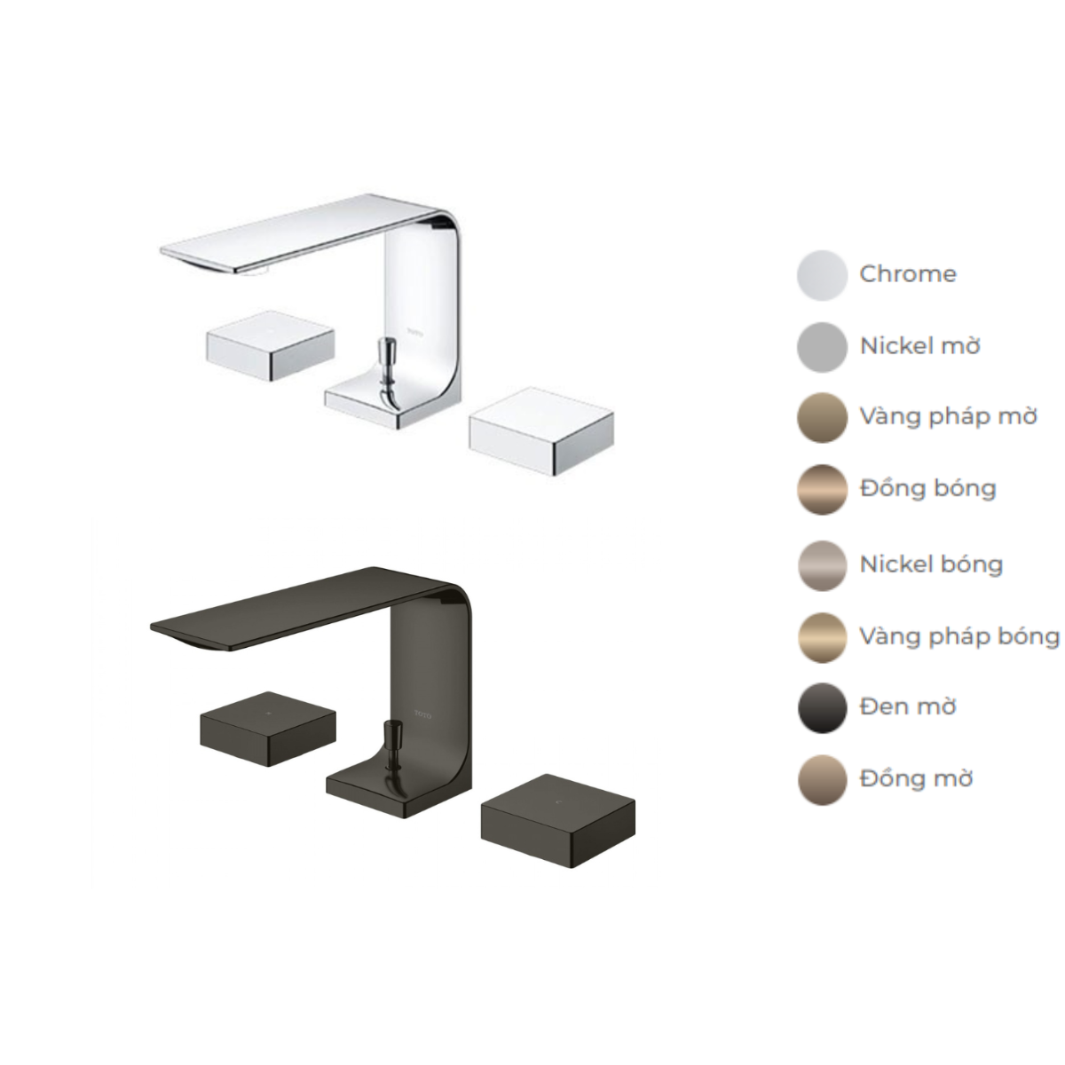 Vòi lavabo nóng lạnh ZL TOTO TLP02201BA - 2