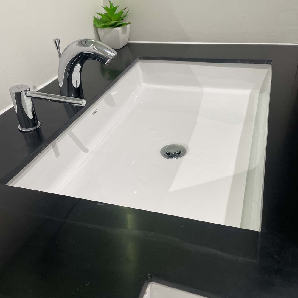 Chậu rửa mặt lavabo âm bàn TOTO LT1515#XW - 10