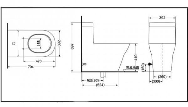 Bồn cầu TOTO CW166RB#XW/TCF6632A#NW1/T53P100VR 1 khối nắp điện tử Washlet C2 TCF23410AAA - 3