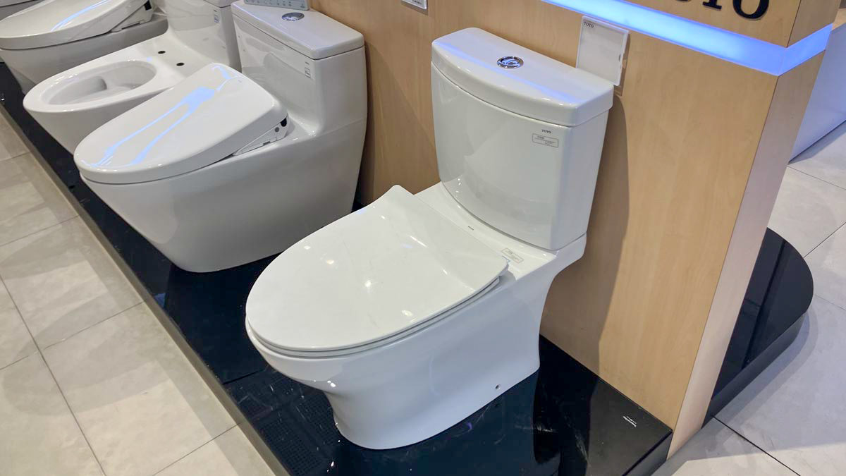 Bồn cầu 2 khối TOTO CS769DRT8 (CS769DT8) nắp đóng êm TC600VS - 5