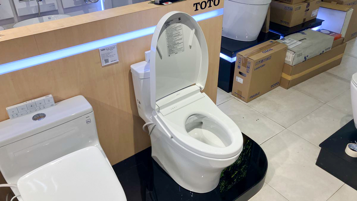 Bồn cầu TOTO MS889DRW25 1 khối nắp điện tử Washlet S5 TCF34461GAA - 7