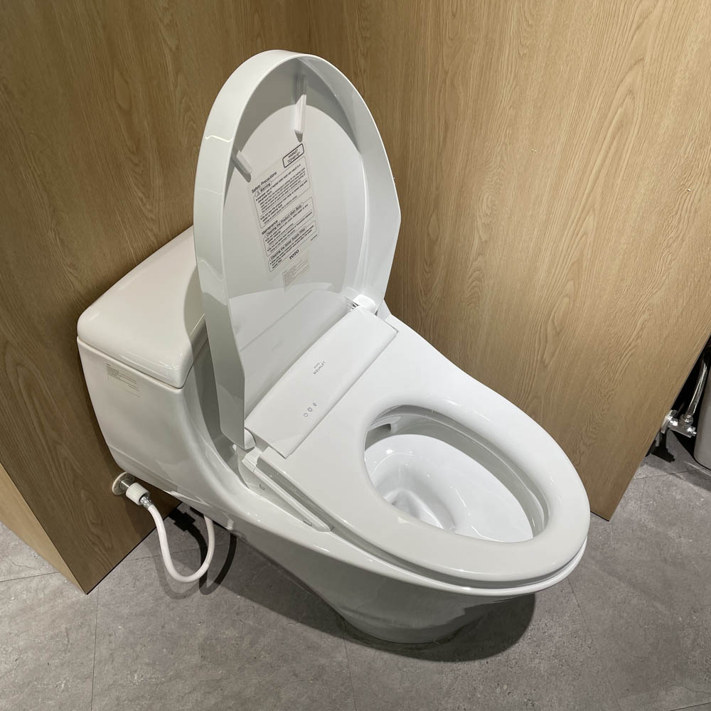 Bồn cầu TOTO MS823CDRW12 1 khối nắp điện tử Washlet S7 TCF4911EZ giấu dây - 10