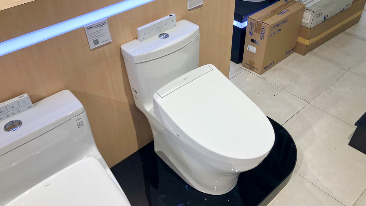 Bồn cầu TOTO MS889CDRW25 1 khối nắp điện tử Washlet S5 TCF34461GAA giấu dây - 3