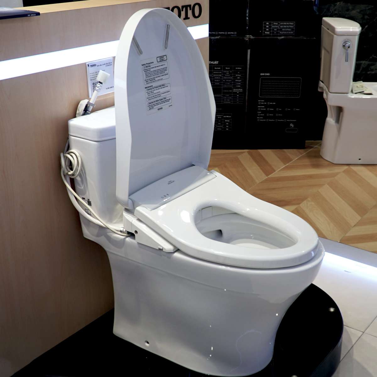 Bồn cầu TOTO MS889DRW11 1 khối nắp điện tử Washlet S7 TCF4911Z - 9
