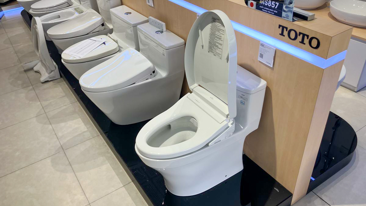 Bồn cầu TOTO MS885DW25 1 khối nắp điện tử Washlet S5 TCF34461GAA - 9