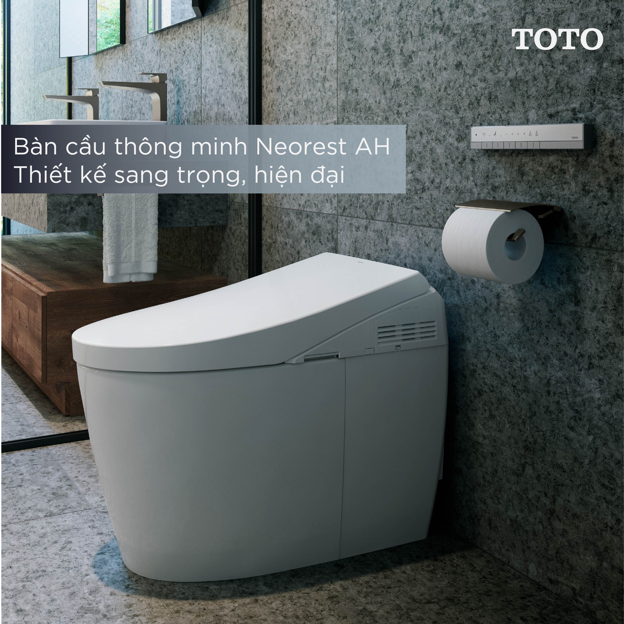 Bồn cầu thông minh Neorest AH TOTO CS989PVT TCF9788WZ thoát ngang - 4