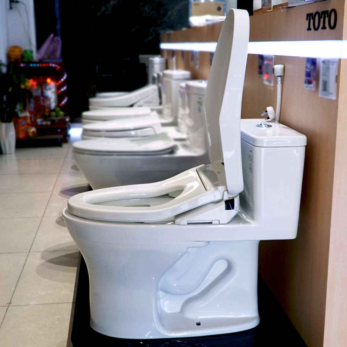 Bồn cầu TOTO MS855DW11 1 khối nắp điện tử Washlet S7 TCF4911Z - 10