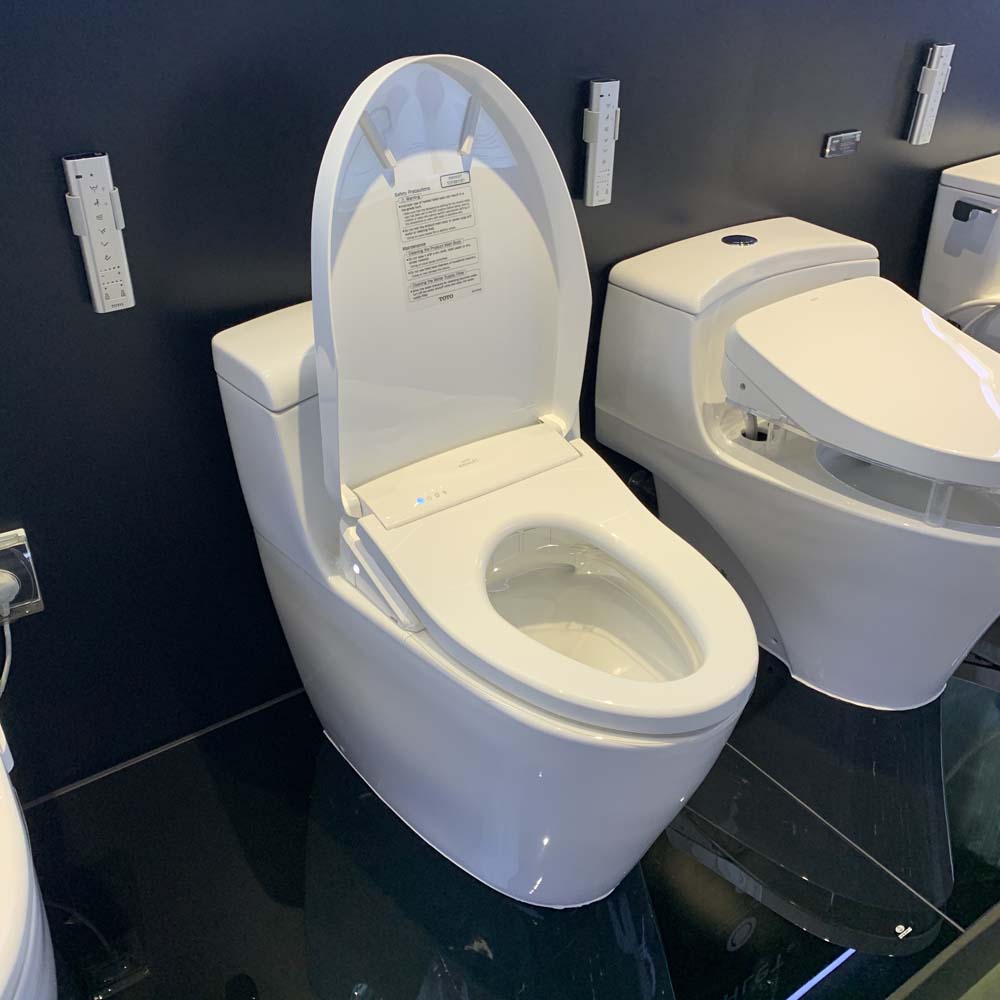 Bồn cầu TOTO MS636CDRW12 1 khối nắp điện tử Washlet S7 TCF4911EZ giấu dây - 5