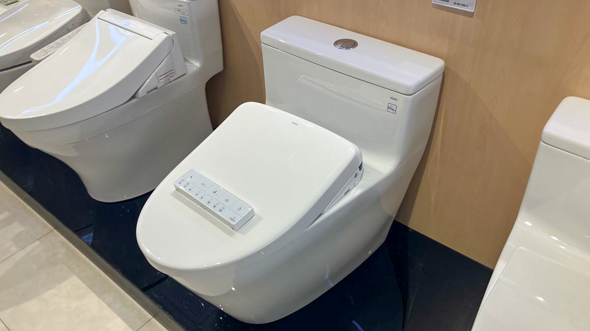Bồn cầu TOTO MS625CDW23 1 khối nắp điện tử Washlet S7 TCF47360GAA giấu dây - 4