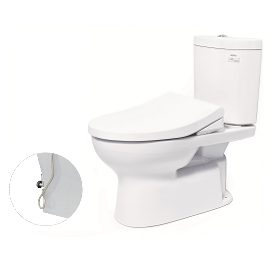 Bồn cầu TOTO CS325DRE4 2 khối nắp rửa cơ TCW1211A