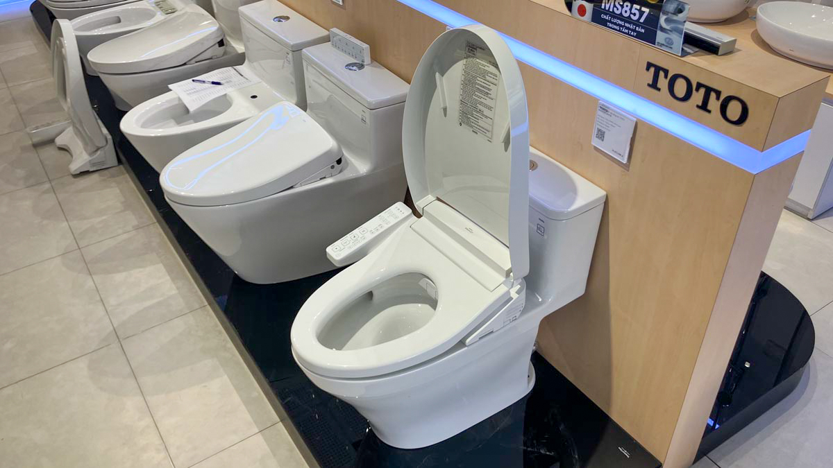 Bồn cầu TOTO MS857DW24 1 khối nắp điện tử Washlet S2 TCF33461GAA - 9