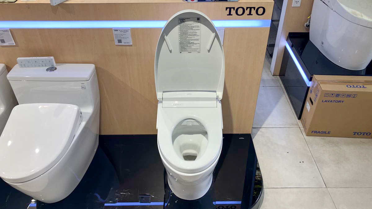 Bồn cầu TOTO MS885DW25 1 khối nắp điện tử Washlet S5 TCF34461GAA - 8