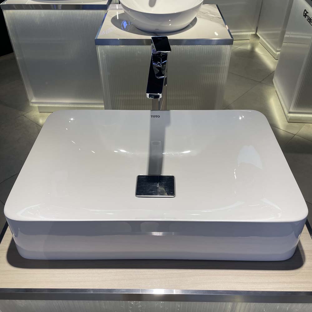 Chậu lavabo đặt bàn Galalato TOTO PJS03WE#GW (PJS03WEGW) trắng bóng - 8