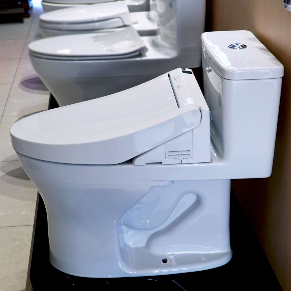 Bồn cầu TOTO MS855DW14 1 khối nắp điện tử Washlet C5 TCF24410AAA - 3