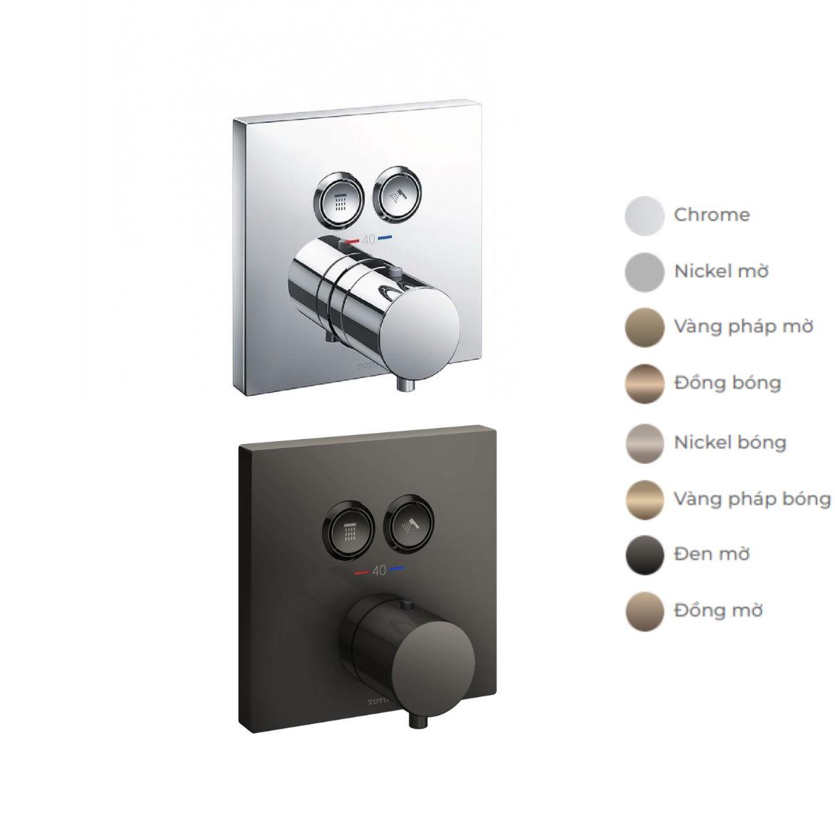 Van điều chỉnh nhiệt độ kèm van chuyển hướng 2 đường nước TOTO TBV02406B - 2
