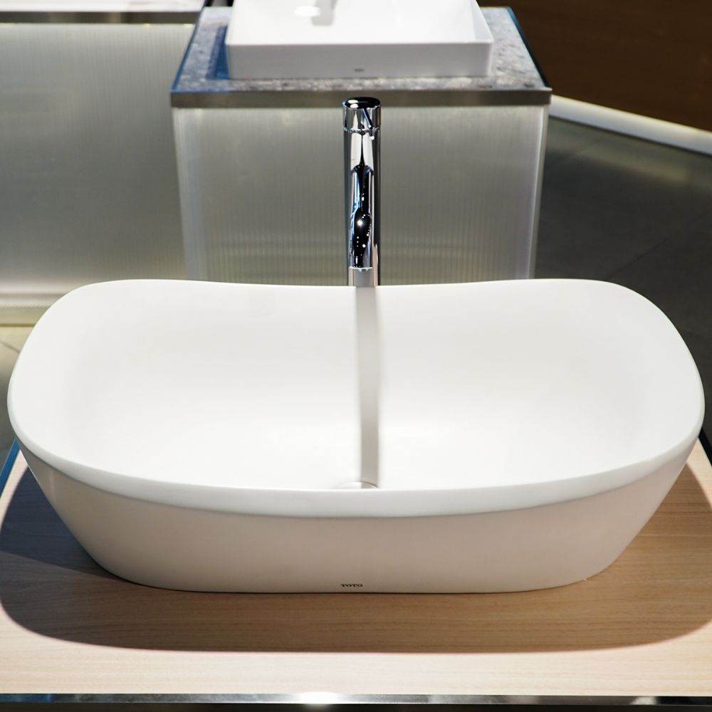 Chậu lavabo đặt bàn Galalato TOTO PJS07WE#MW (PJS07WEMW) trắng mờ - 4
