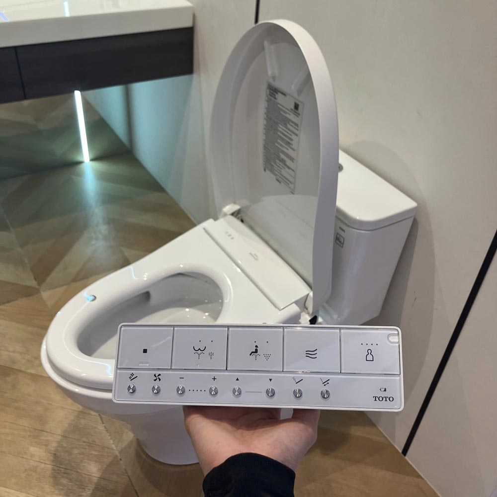 Bồn cầu 1 khối TOTO MS857CDW23 nắp điện tử Washlet S7 TCF47360GAA giấu dây - 6