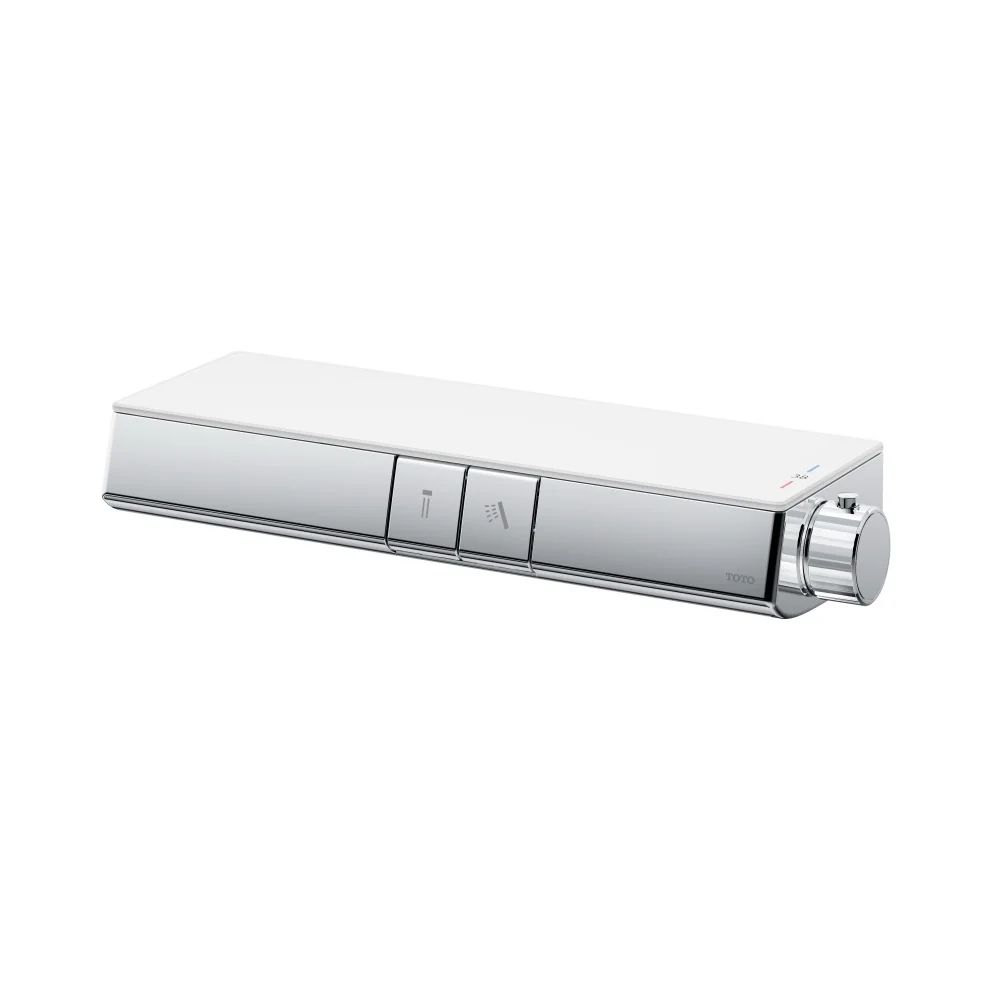 Củ sen tắm nhiệt độ TOTO TBV10400V kèm kệ để đồ và vòi xả bồn