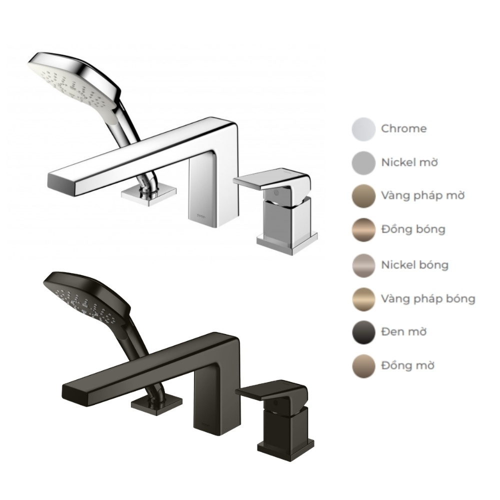 Vòi xả bồn tắm TOTO TBG10305AA nóng lạnh kèm tay sen - 2