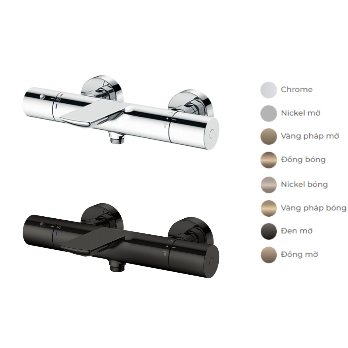 Bộ sen tắm nhiệt độ TOTO TBV01402BA TBW02017A - 2