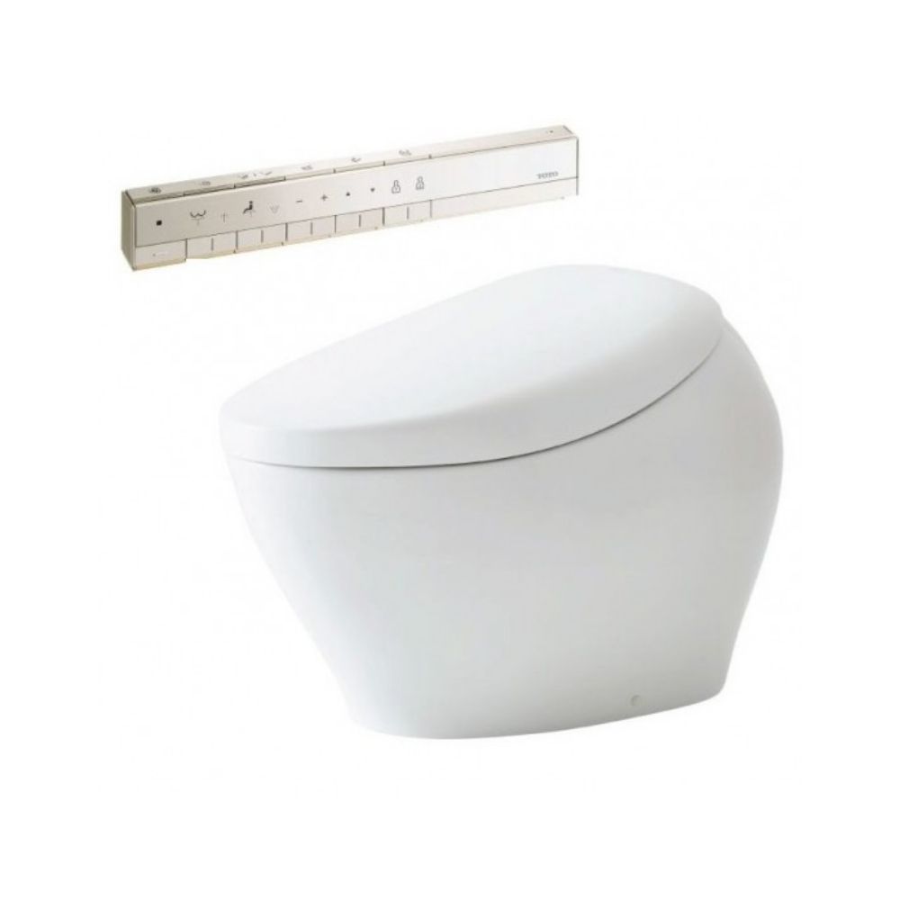 Bồn cầu thông minh Neorest NX II TOTO CS901KVT T53P100VR bảng điều khiển nickel mờ - 2