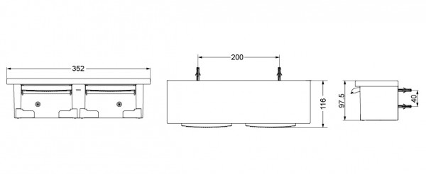 Lô giấy vệ sinh đôi TOTO DS716WR - 7