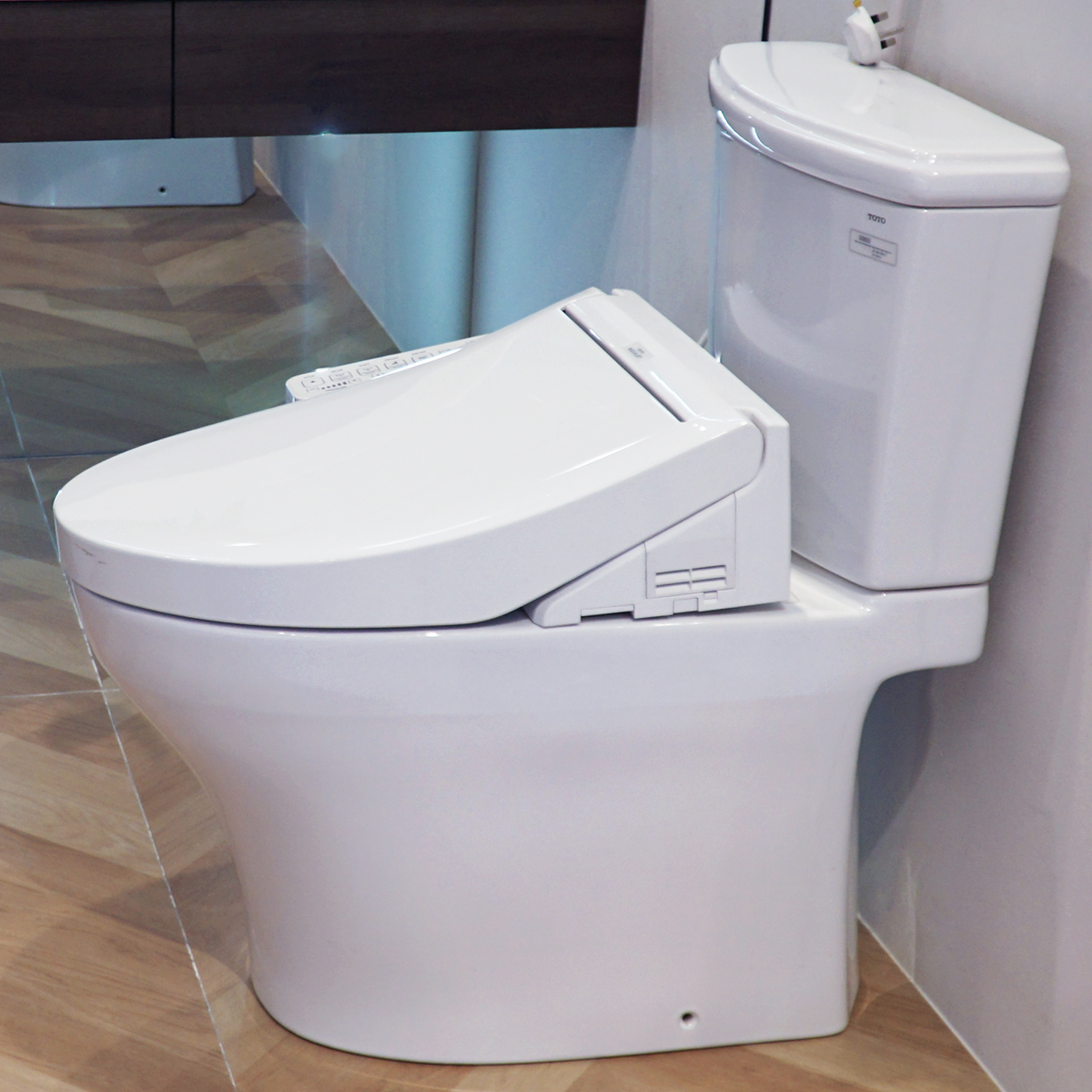 Bồn cầu TOTO CS986GW16 2 khối nắp điện tử Washlet C2 TCF23410AAA - 2