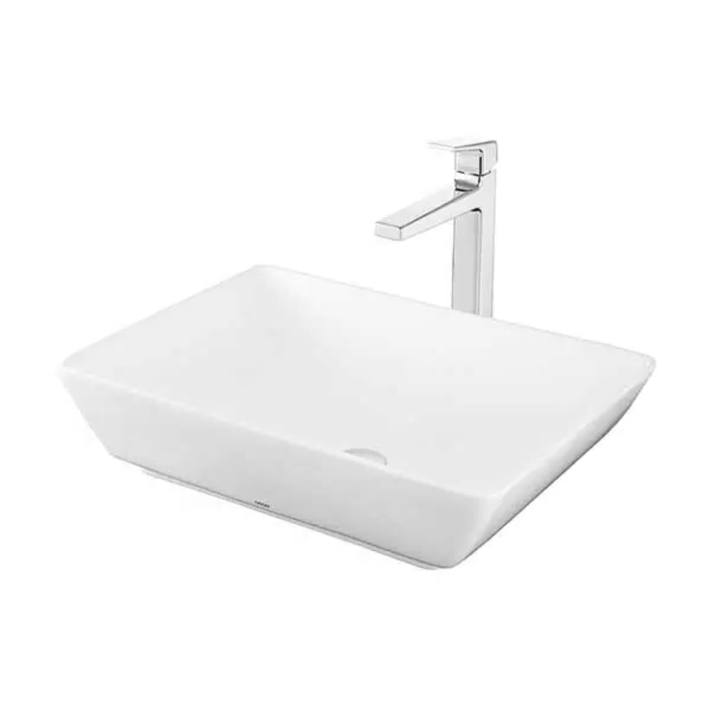 Chậu rửa lavabo đặt bàn TOTO LT1735#XW (LT1735XW) màu trắng bóng