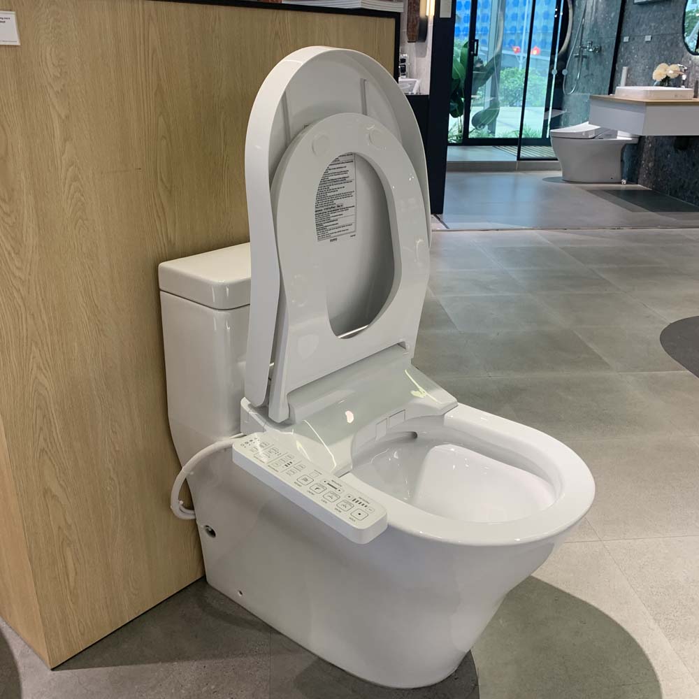 Bồn cầu TOTO CW166RB TCF33320GAA T53P100VR 1 khối nắp điện tử Washlet S2 - 12