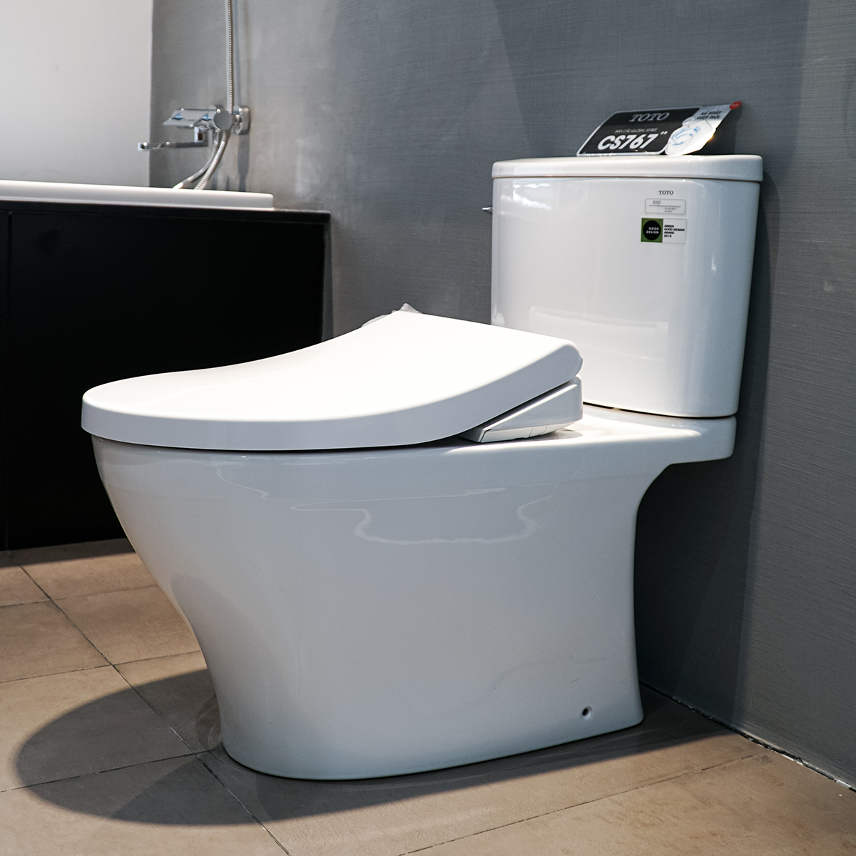 Bồn cầu TOTO CS767RE4 2 khối nắp rửa cơ TCW1211A - 18