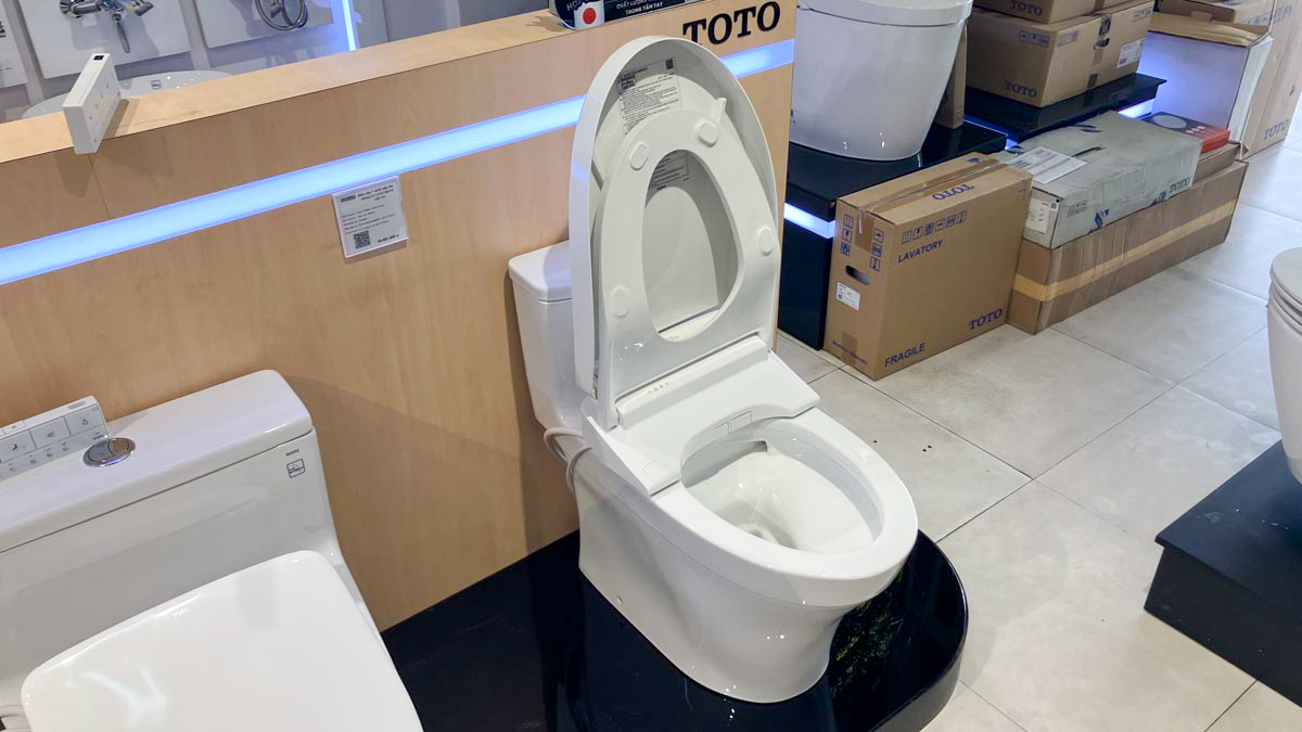 Bồn cầu TOTO MS885DW25 1 khối nắp điện tử Washlet S5 TCF34461GAA - 12