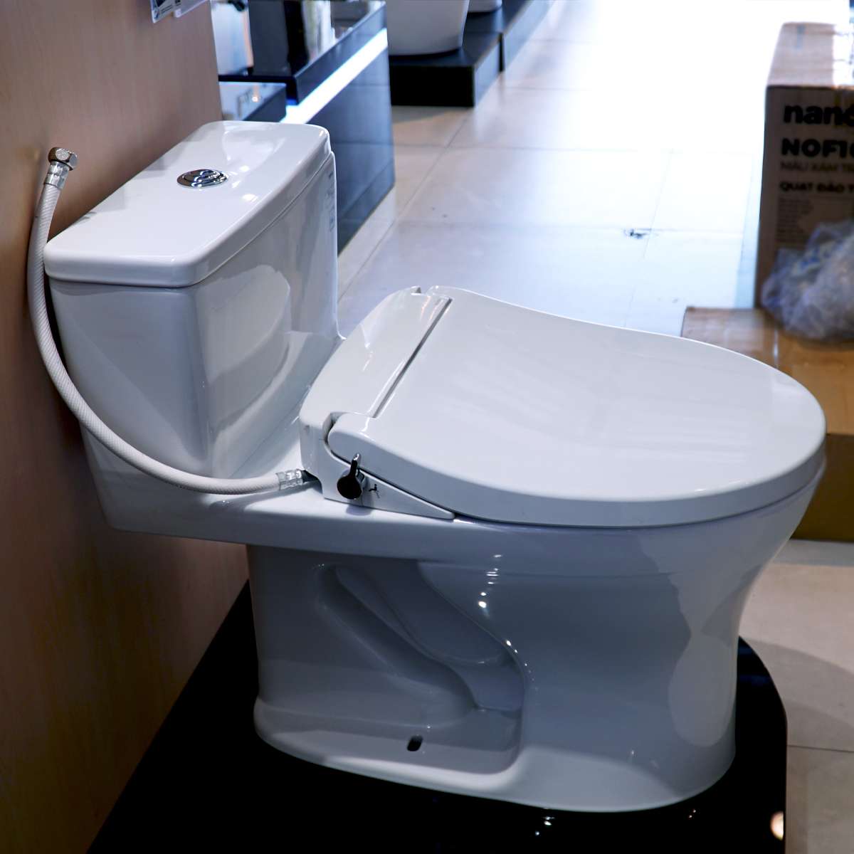 Bồn cầu TOTO MS855DE2 1 khối nắp rửa cơ TCW07S - 2