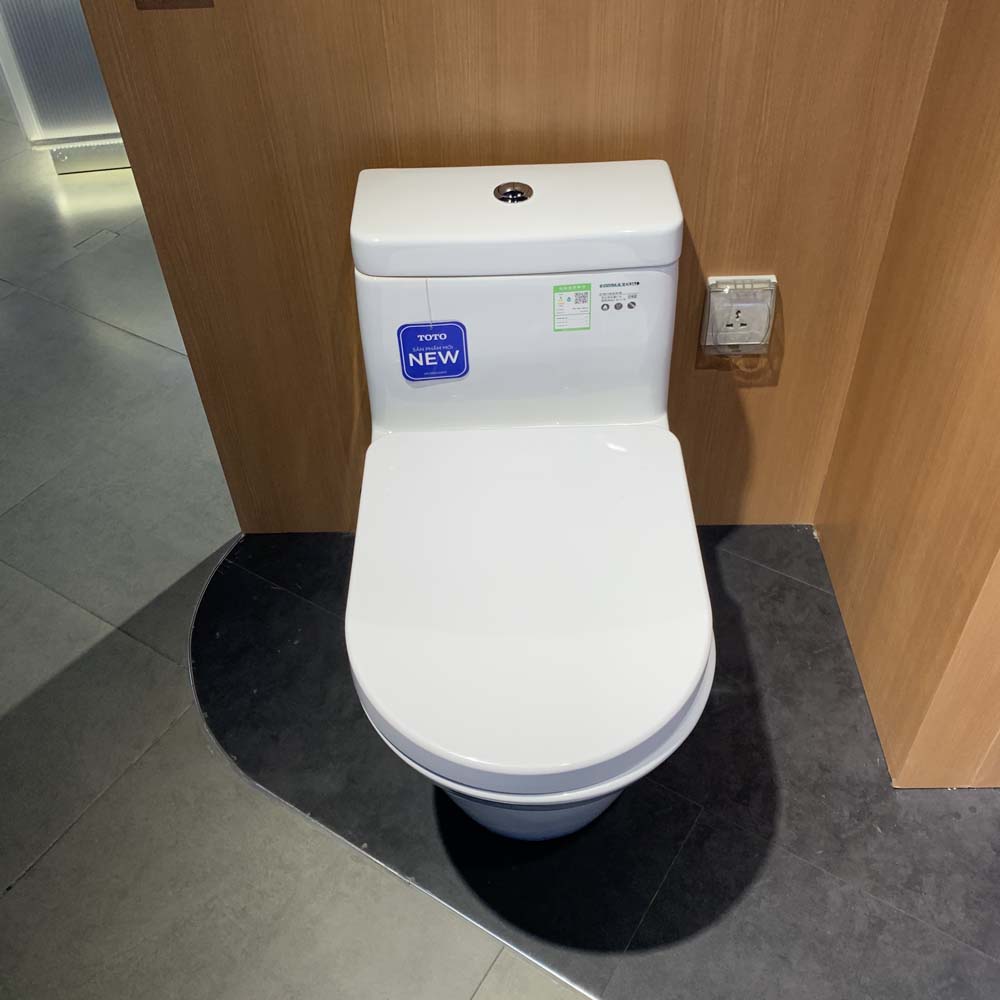 Bồn cầu TOTO CW166RB TC384CVK T53P100VR 1 khối nắp đóng êm - 5