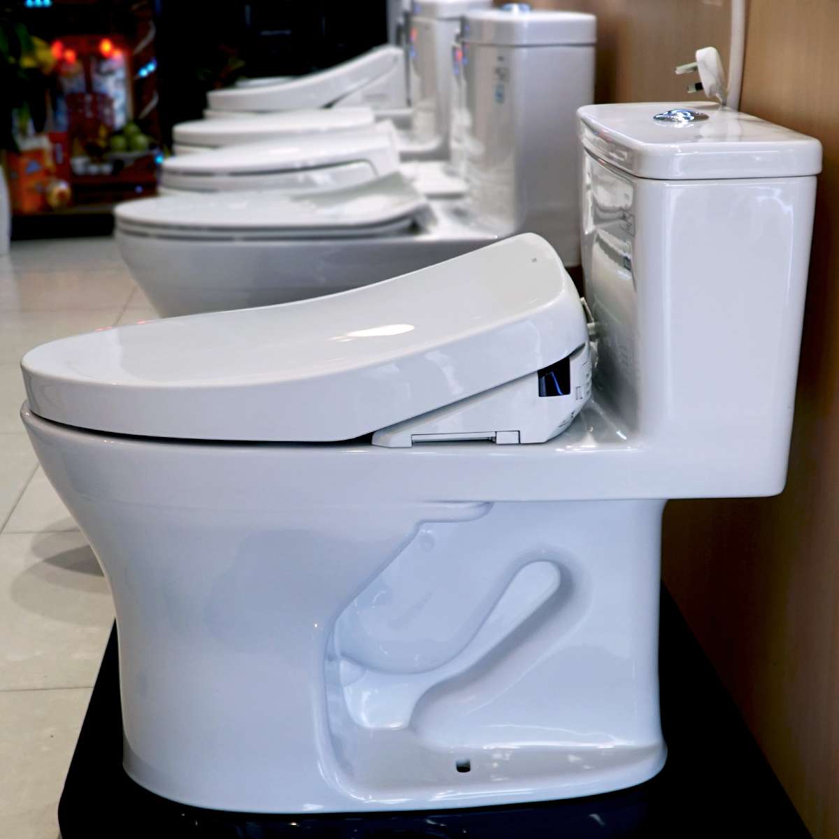 Bồn cầu TOTO MS855DW11 1 khối nắp điện tử Washlet S7 TCF4911Z - 4