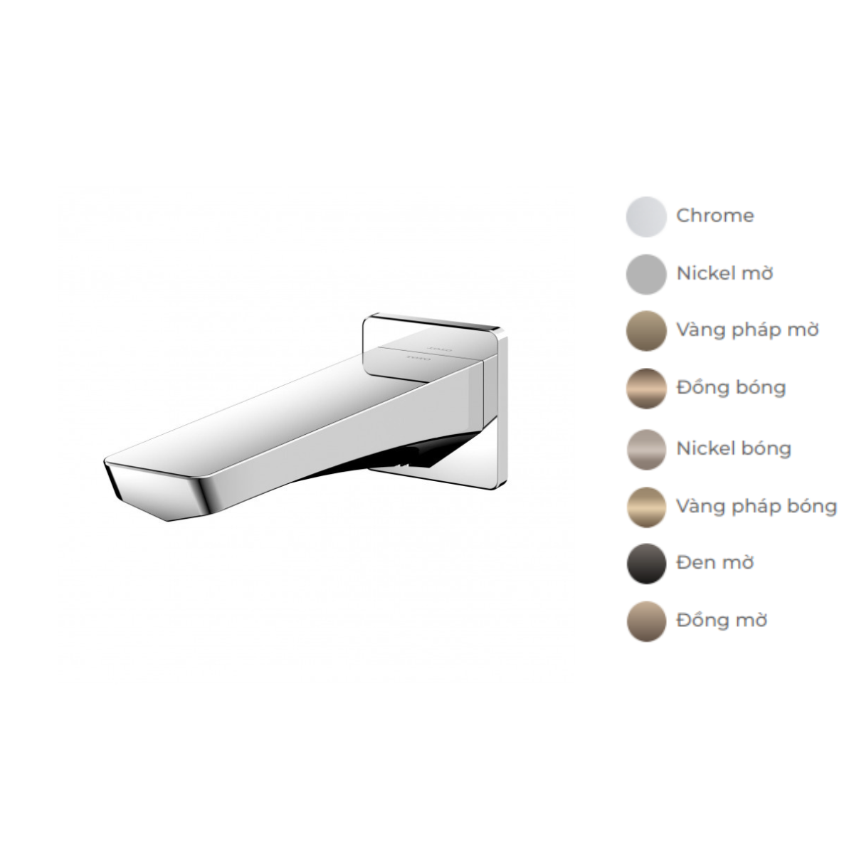 Vòi xả bồn âm tường GE TOTO TBG07001B - 2