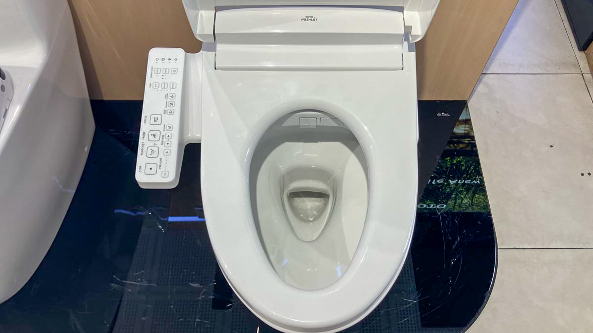 Bồn cầu TOTO MS885CDW24 1 khối nắp điện tử Washlet S2 TCF33461GAA giấu dây - 10
