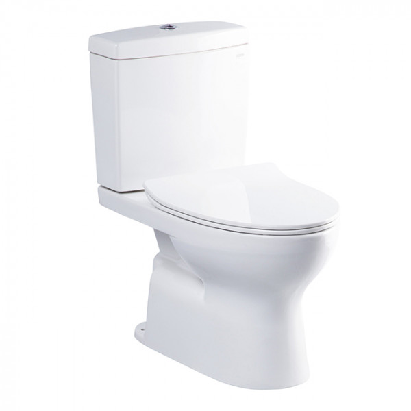 Bồn cầu 2 khối TOTO CS320PDRT8 nắp đóng êm TC600VS thoát ngang - 4