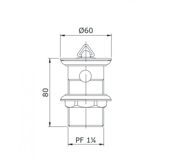 Cổ thoát vòi nước TOTO T6J1 - 2