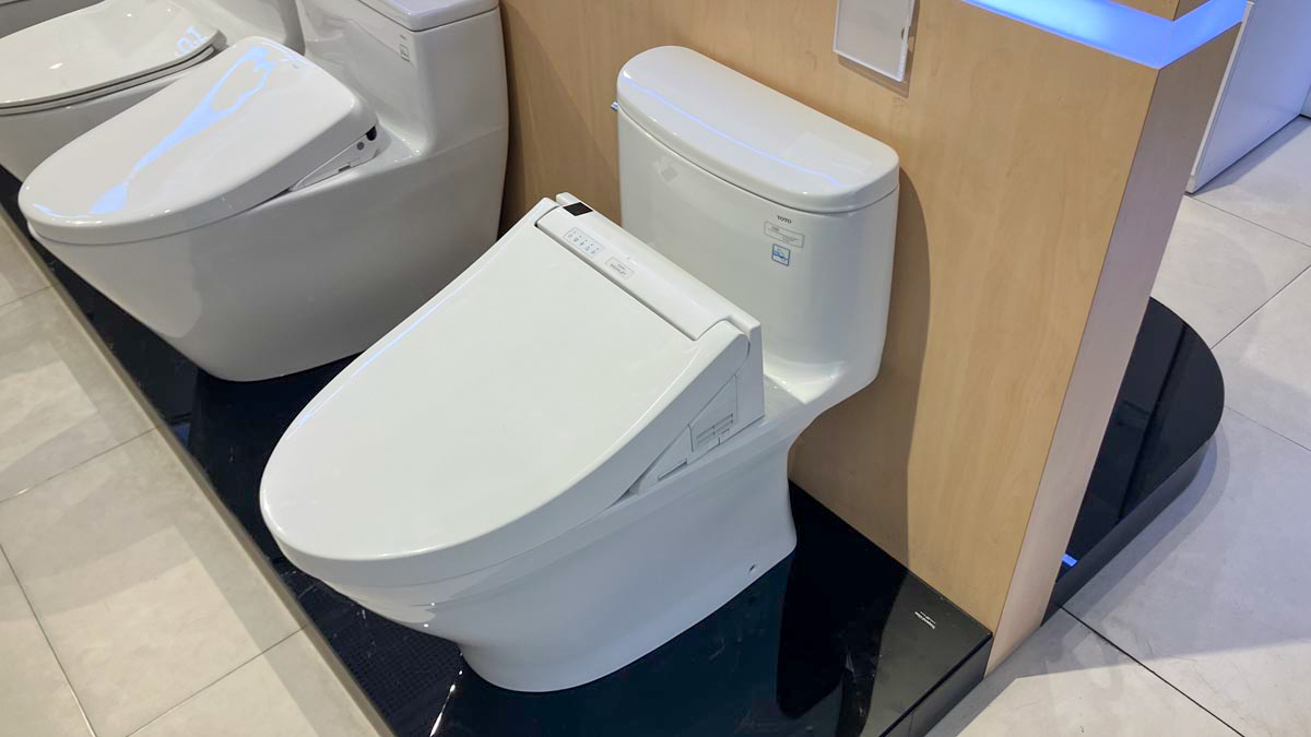 Bồn cầu TOTO MS887CRW15 1 khối nắp điện tử Washlet C5 TCF24460AAA giấu dây - 5