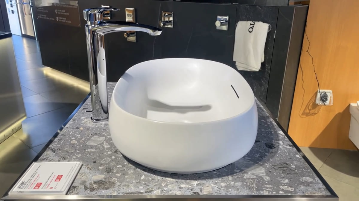 Chậu lavabo đặt bàn Galalato TOTO PJS05WE#MW (PJS05WEMW) trắng mờ - 5