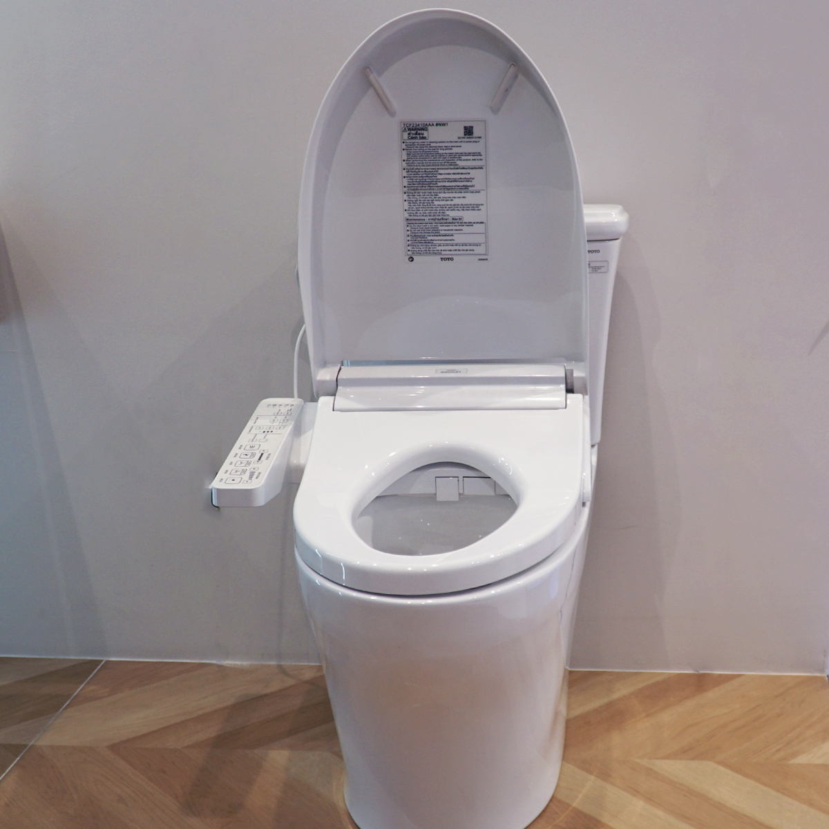 Bồn cầu TOTO CS986GW16 2 khối nắp điện tử Washlet C2 TCF23410AAA - 7
