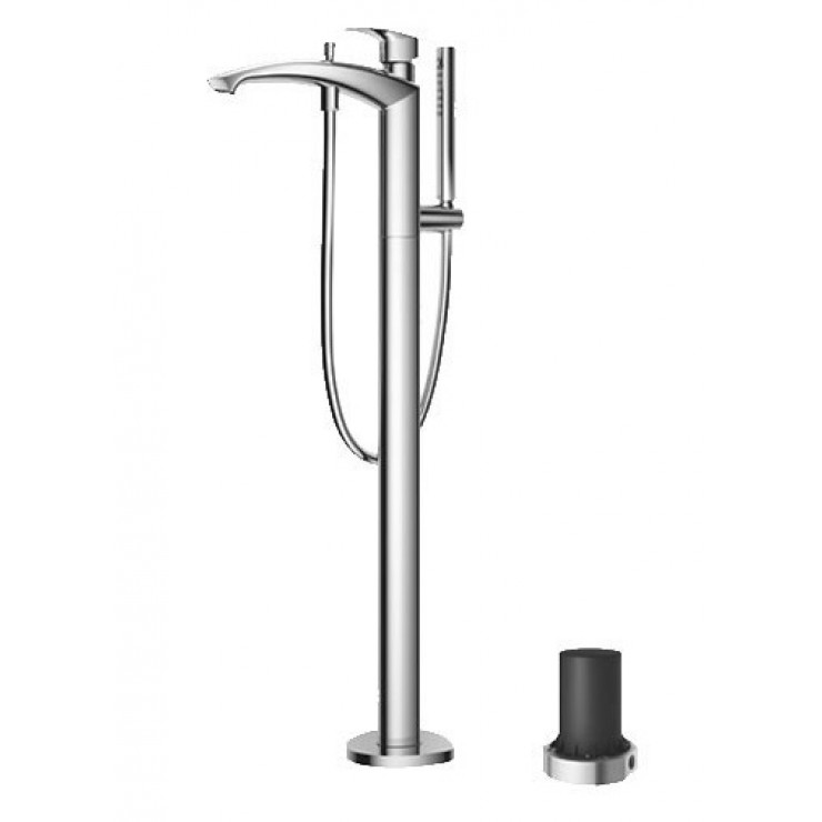 Vòi xả bồn tắm TOTO TBG09306AA TBN01105B đặt sàn nóng lạnh (kèm đế)