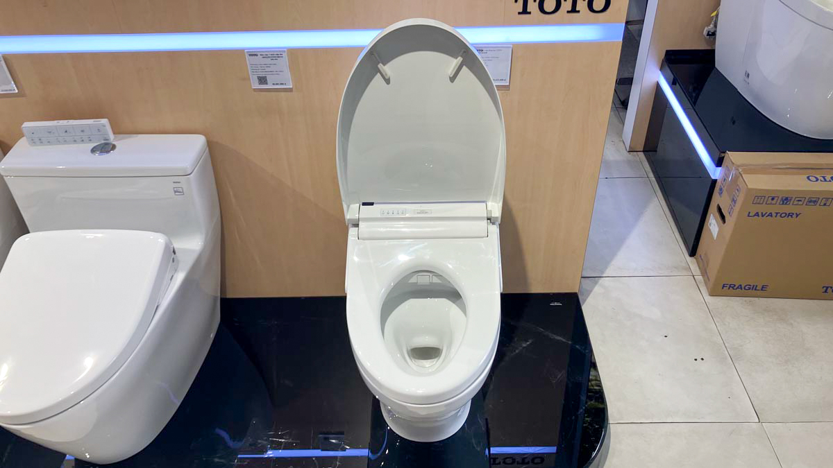 Bồn cầu 1 khối TOTO MS857CDW15 nắp điện tử Washlet C5 TCF24460AAA giấu dây - 8