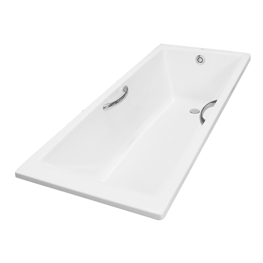 Bồn tắm TOTO PAY1720HV#W TVBF411 nhựa 1m7 tay vịn gồm bộ xả thải - 2